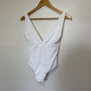 Melissa Odabash White Swimsuit One Piece Size 4